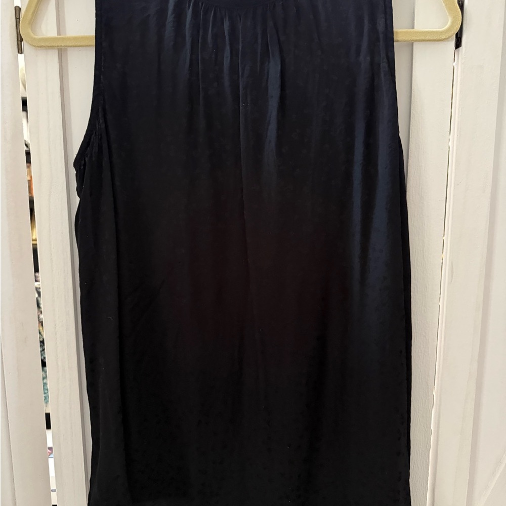 Loft Elegant Black Women's Blouse with flower detail